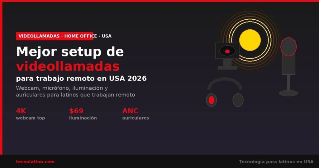 Mejor setup de videollamadas para trabajo remoto en Estados Unidos