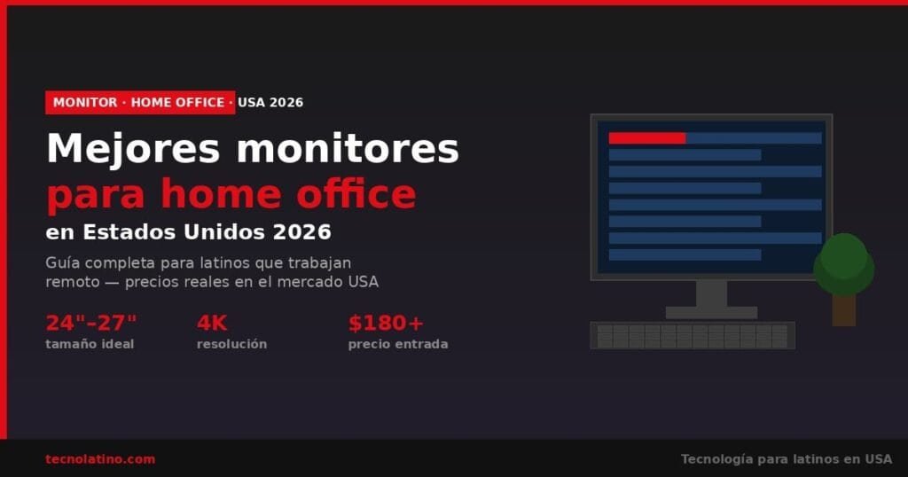 mejores monitores home office Estados Unidos