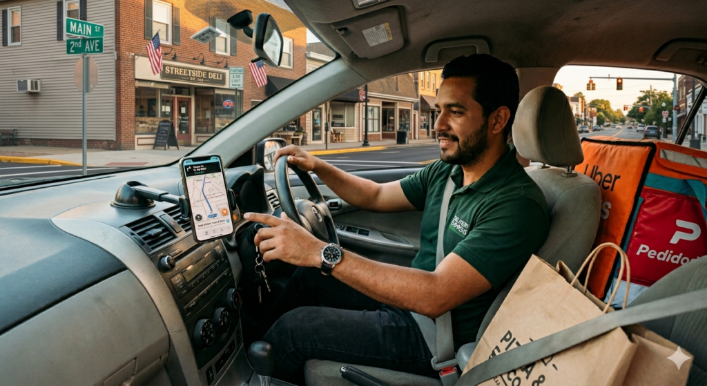 Apps esenciales para drivers de Uber Lyft DoorDash latinos en USA