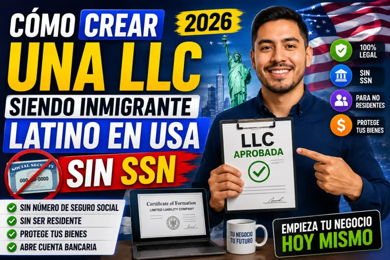 Cómo Crear una LLC siendo Inmigrante Latino en USA sin SSN