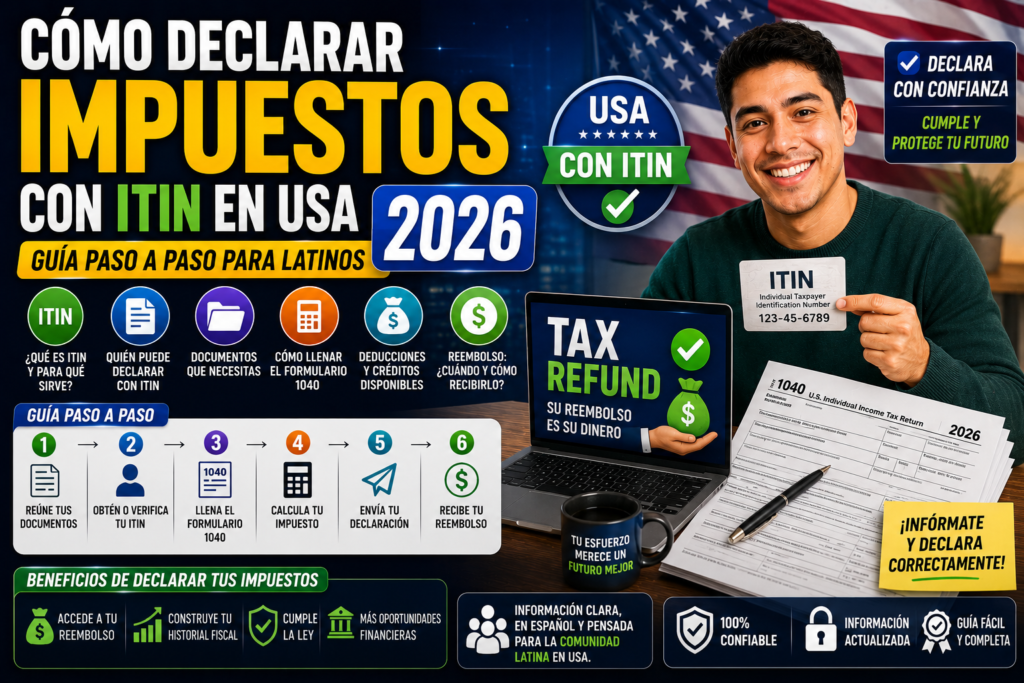 Cómo Declarar Impuestos con ITIN en USA