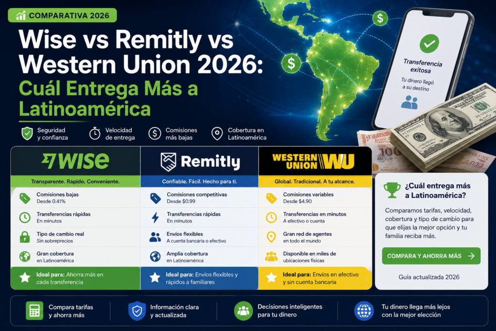 Wise vs Remitly vs Western Union