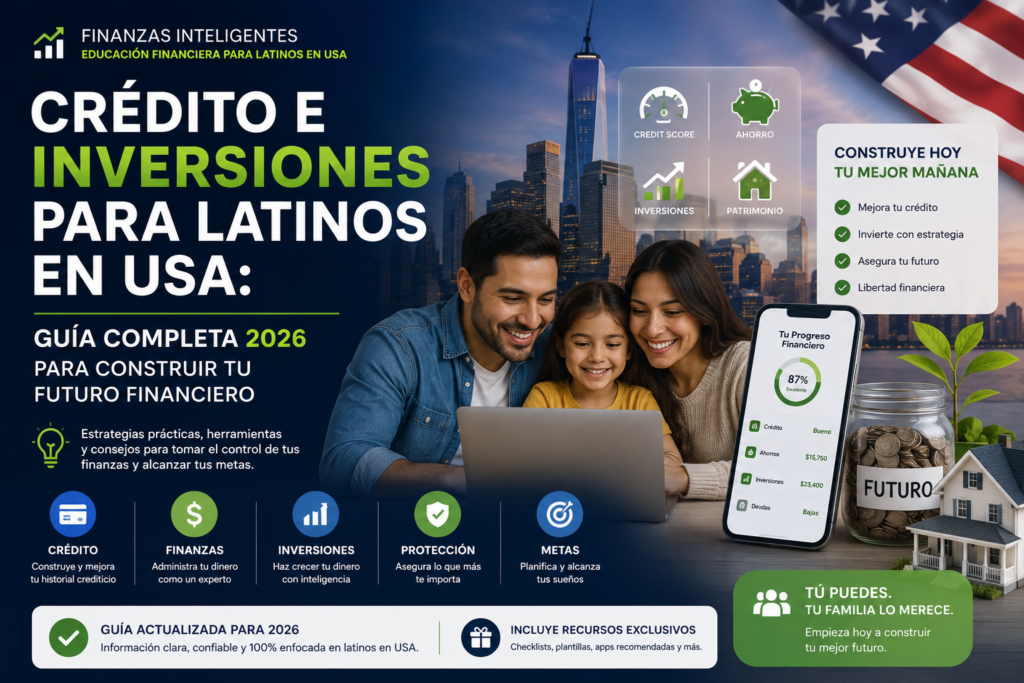 Crédito e Inversiones para Latinos en USA: Guía Completa 2026 para Construir tu Futuro Financiero