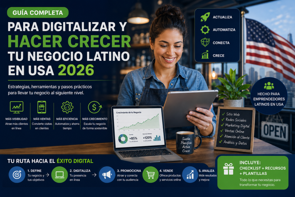 Guía Completa para Digitalizar y Hacer Crecer tu Negocio Latino en USA 2026