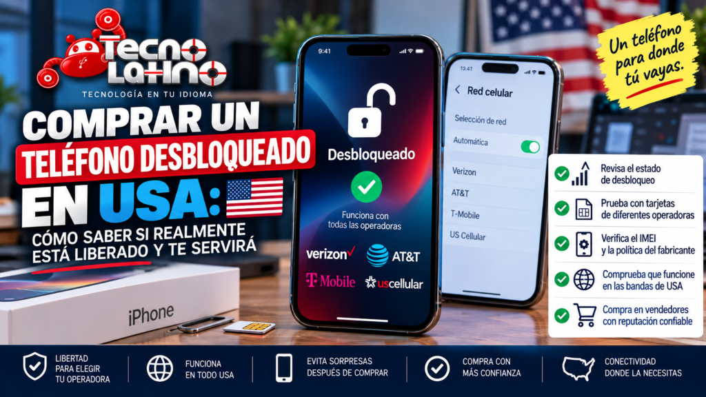 Guía para comprar un teléfono desbloqueado en USA